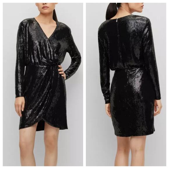 BOSS Sequin Mini Dress - Picture 1 of 8